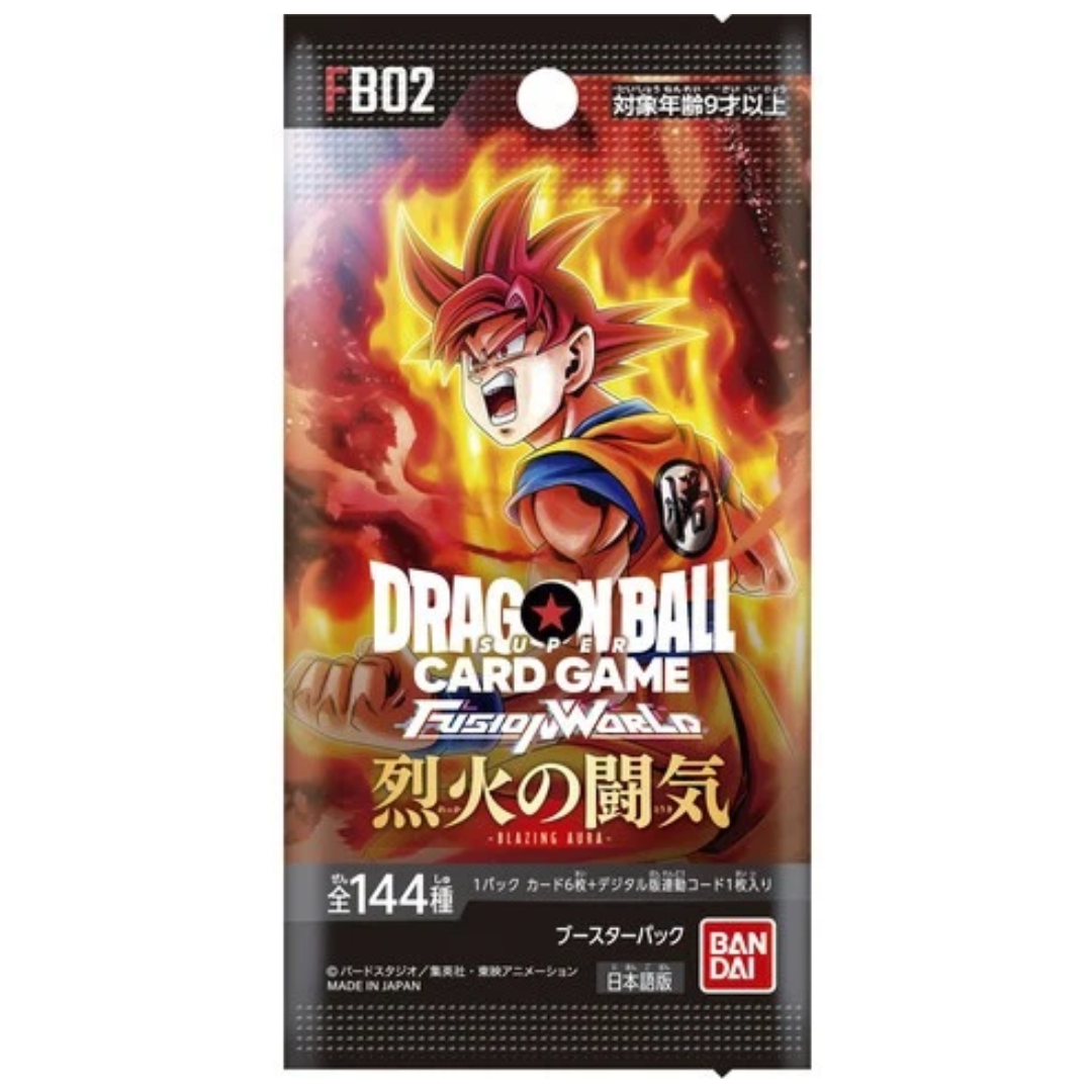 dragon ball super card game japan Fusion World: Blazing Aura FB02 Booster Pa – Garrodos Cards:70 Cards Category_Travel exclusive release by Bandai LAST WEEK to order