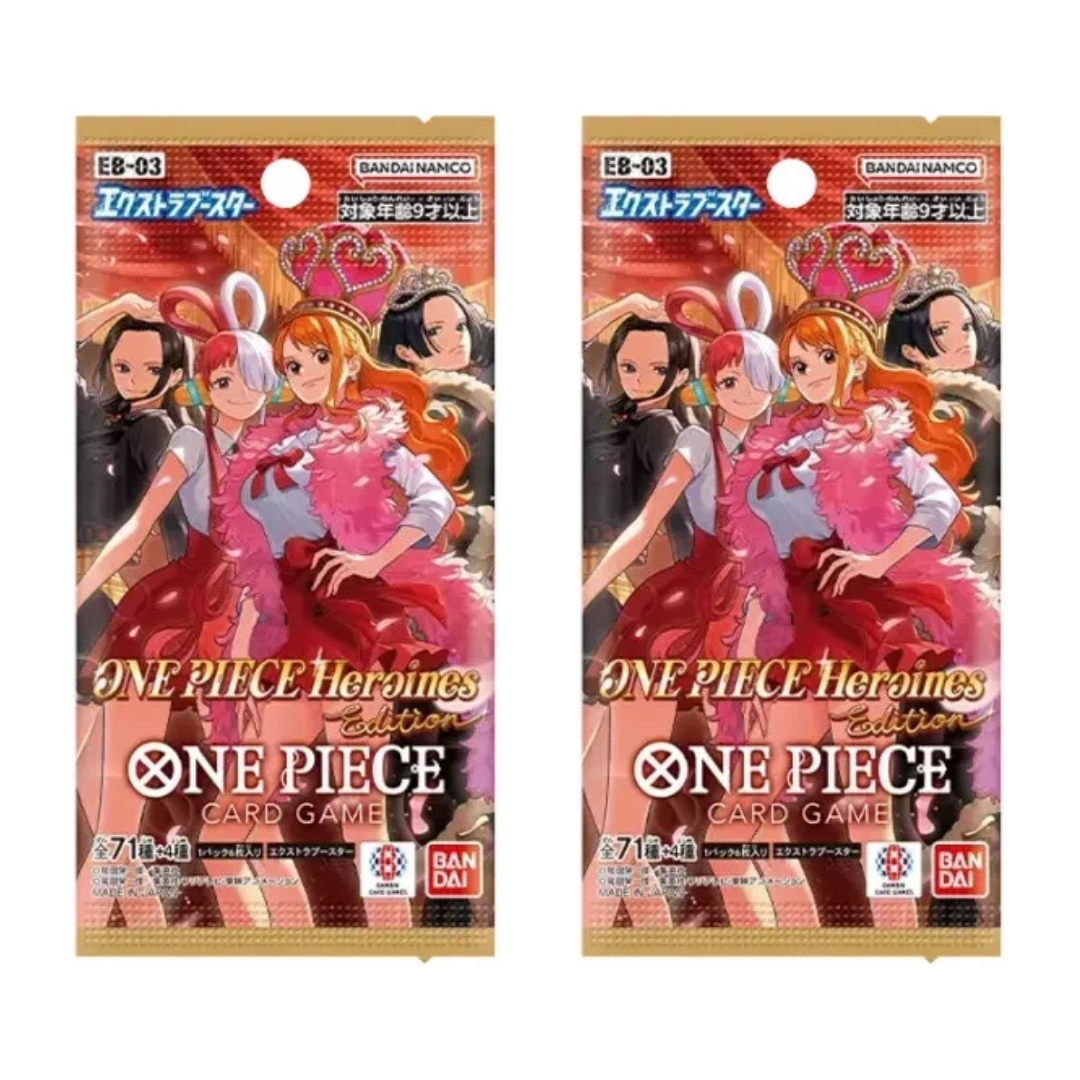 One Piece: Heroines Edition EB-03 Extra Booster Packs (Japanese) – 2 Packs