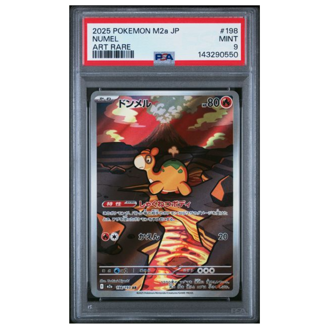 Pokémon: Numel AR #198/193 PSA 9 MEGA Dream ex (Japanese)