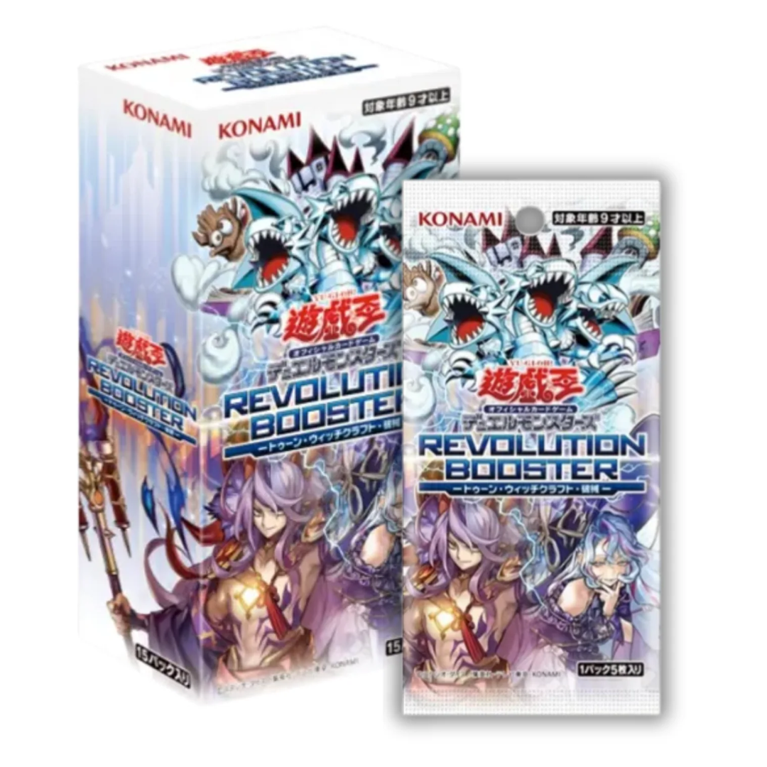 Yu-Gi-Oh!: Revolution Booster – Toon / Witchcrafter / Unchained Booster Box (Japanese) – 15 Packs